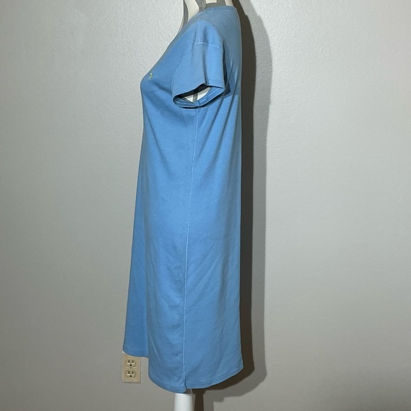 Ralph Lauren Sport Large Blue Cotton Shirt Dress - Picture 3 of 8